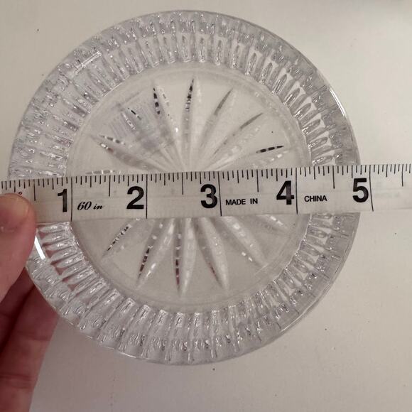 Waterford Heritage Wine Coaster Lead Crystal Holder Dish New in Box #159842 5" - Picture 7 of 8